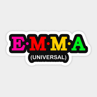 Emma - Universal. Sticker